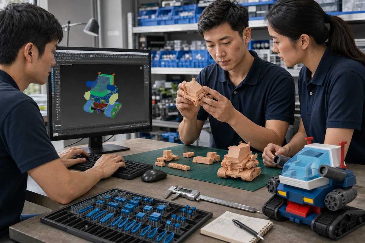 Product development and R&D workspace at KingDa